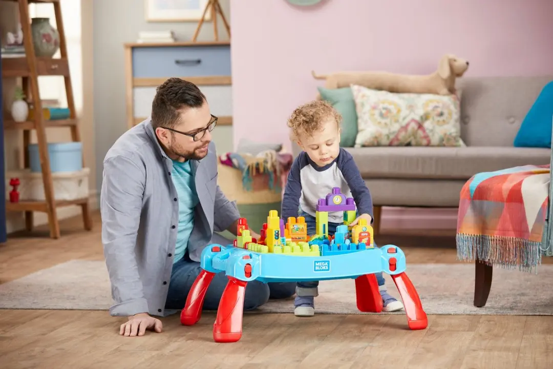 Mega Bloks Build'n Learn Table Classic - 30 Stukken - Meerkleurig