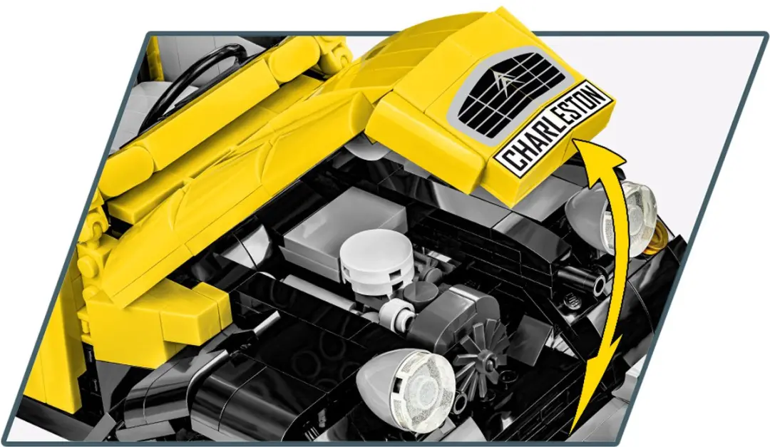 Cobi 24340 Citroën 2CV Charleston - 1669 Stukken - Meerkleurig
