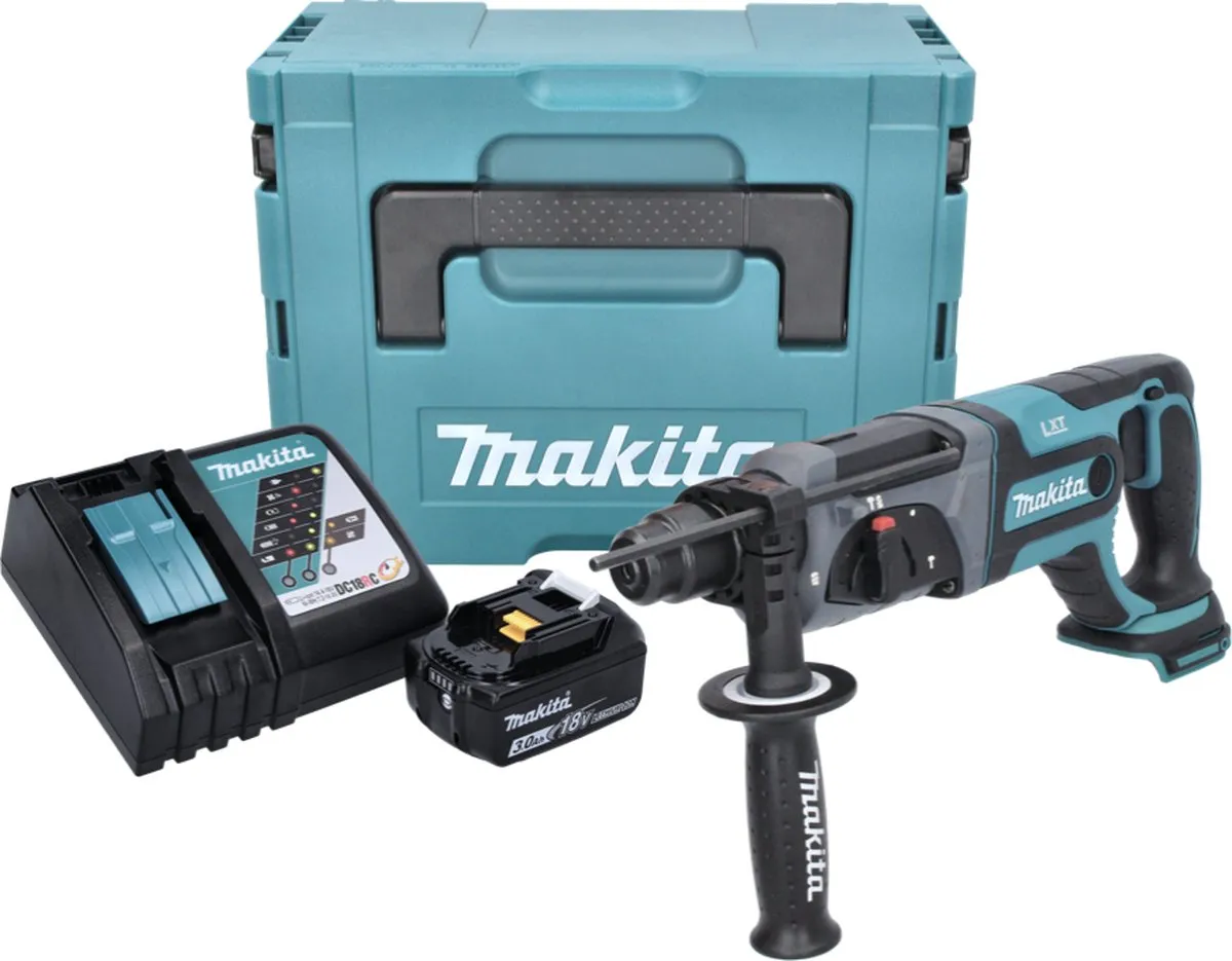 Makita DHR241RF1J Accu-boorhamer 18V SDS-plus - 2,0J - 1x 3,0Ah