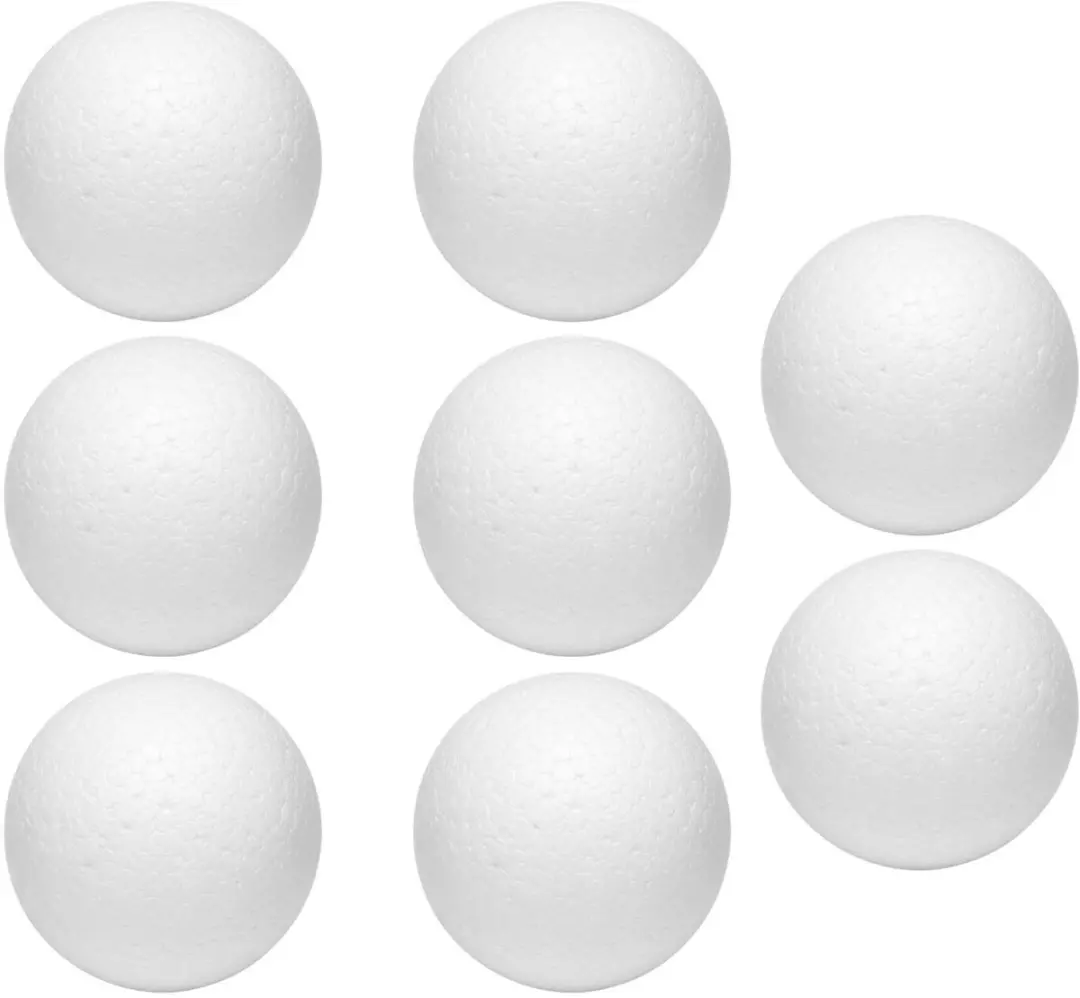 Bellatio Design Piepschuim Bollen 8x Ø8cm