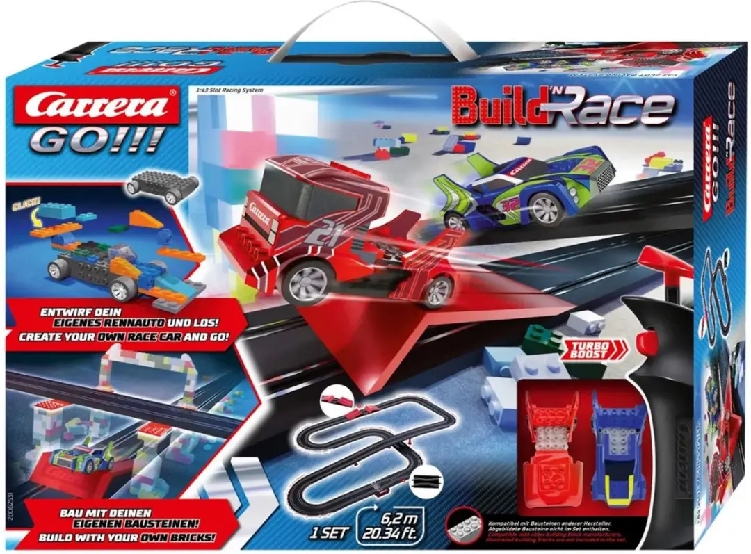 Carrera Racebaanset Build 'n Race 6,2m 1:43