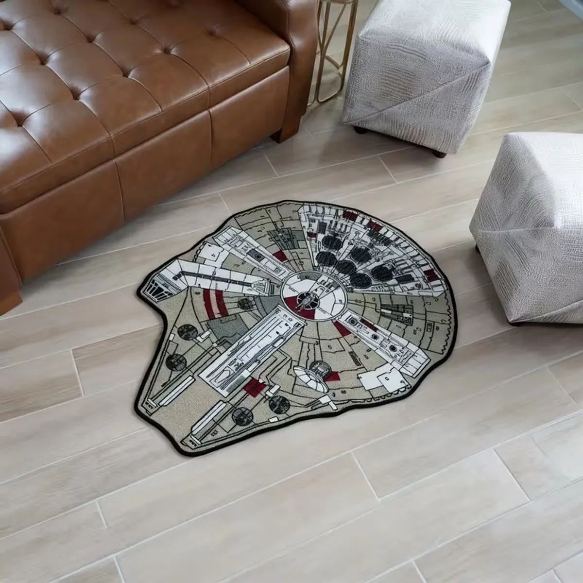 Star Wars Millennium Falcon Vloerkleed 50x80cm