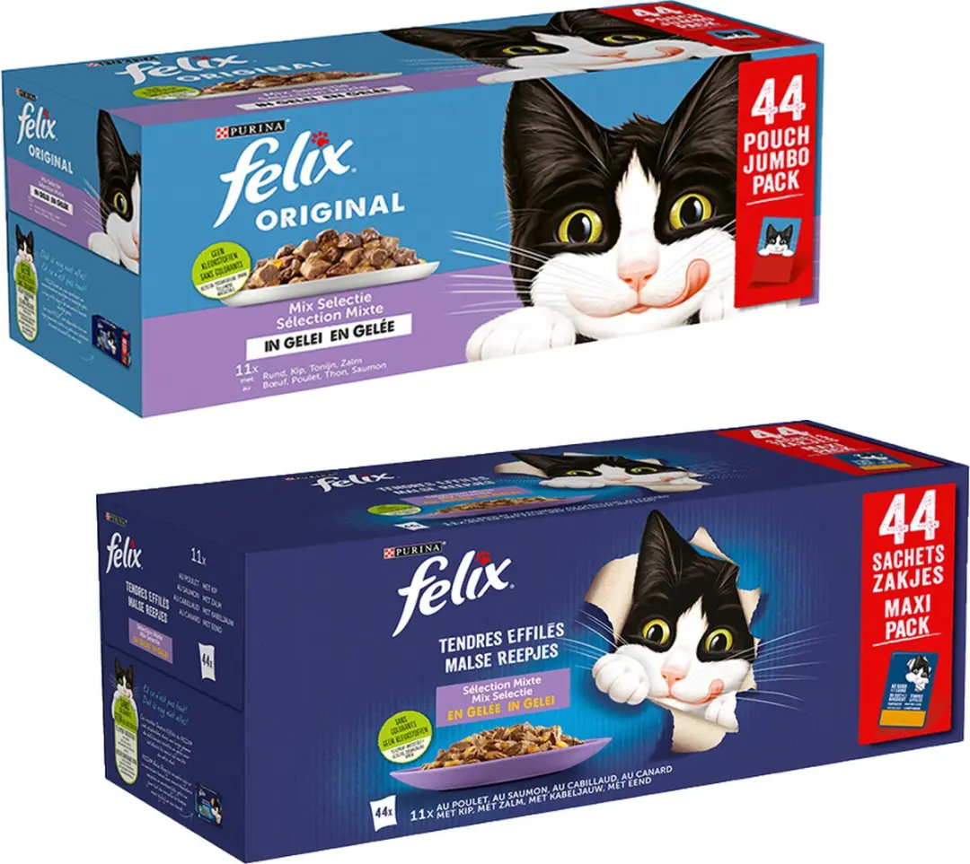 Felix Natte Kattenvoer Mix Duopack
