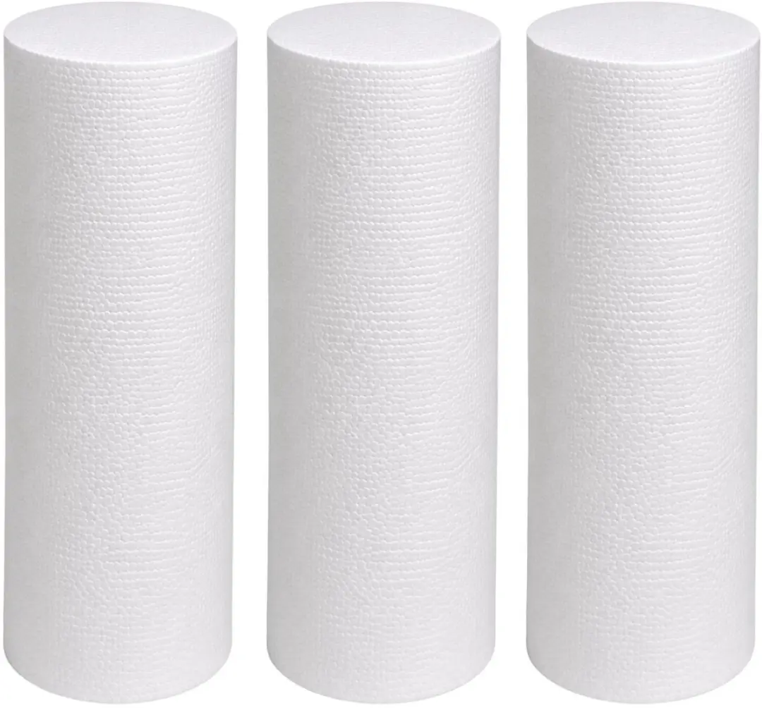 Bellatio Design Piepschuim Cilinders D15xL40cm
