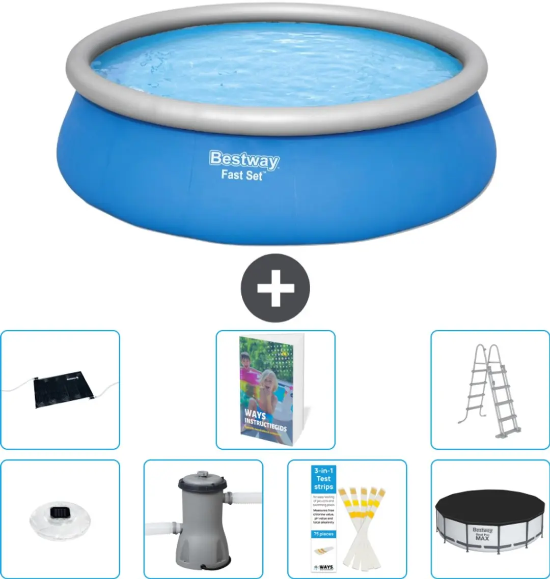 Bestway Fast Set Zwembad 457x122cm