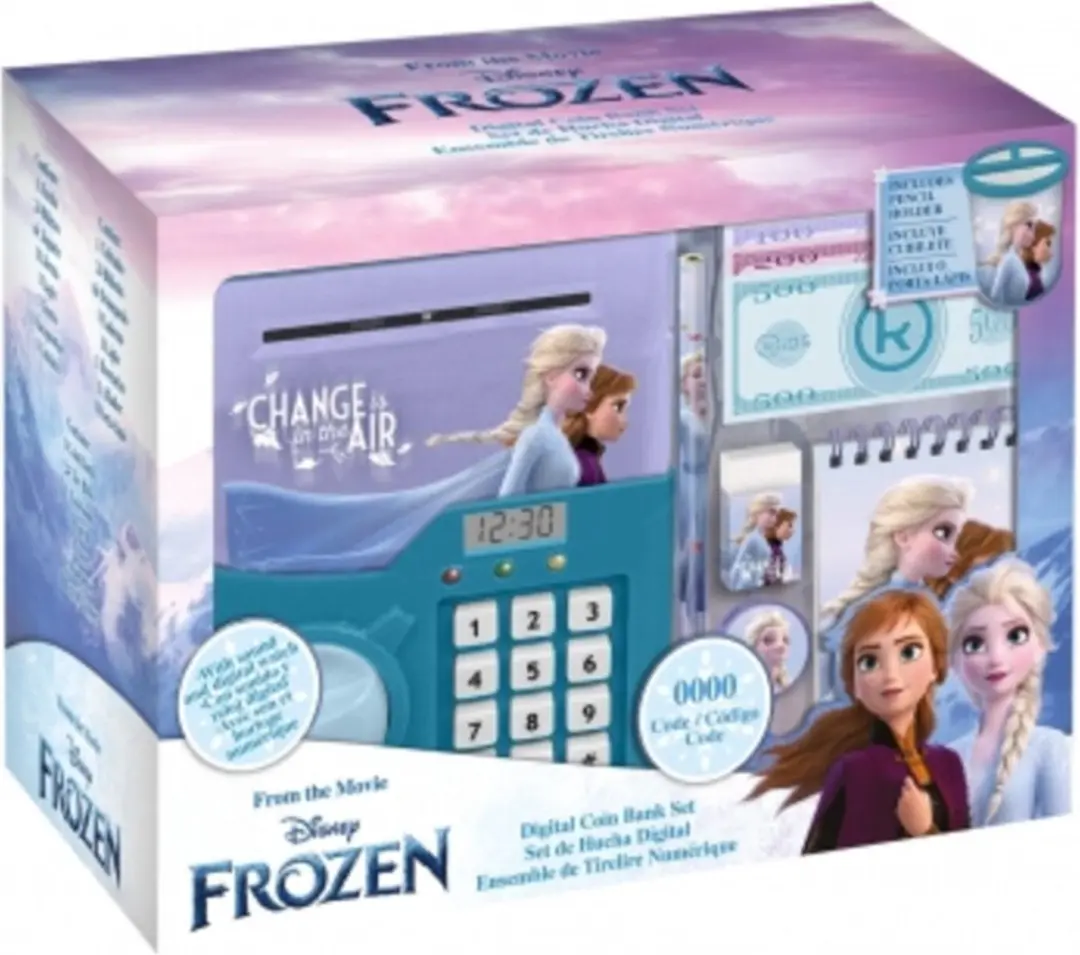 Disney Frozen Digitale Spaarpot WD21987 - Blauw