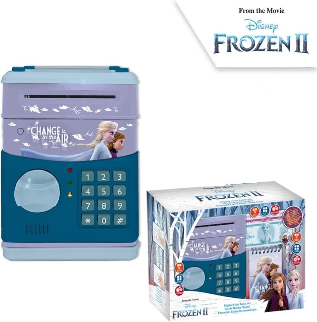 Disney Frozen Digitale Spaarpot WD21987 - Blauw