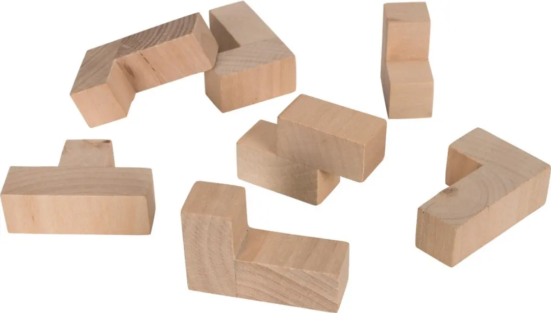 Lifetime Games Houten Denkpuzzels - 4 Stuks - Multi Color
