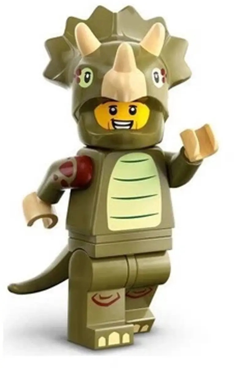 LEGO Minifiguren Serie 25 71045 Triceratops Costume Fan