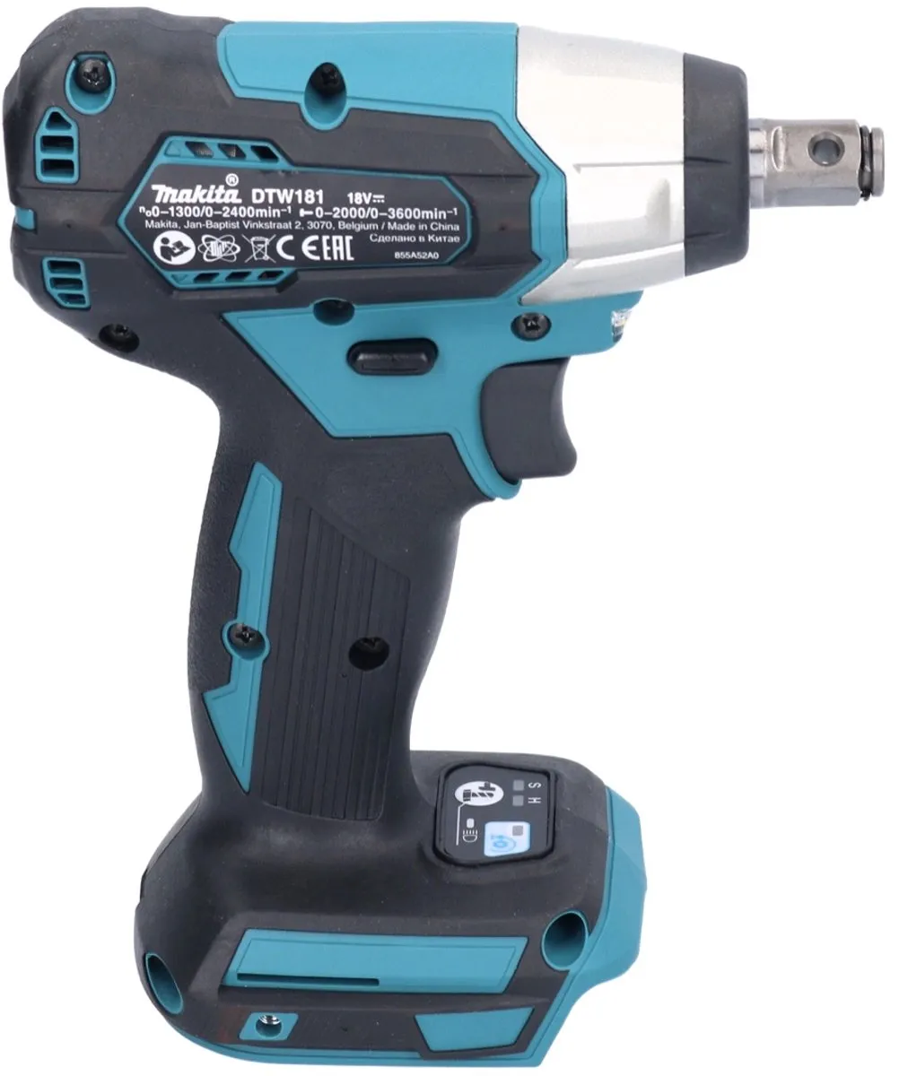 Makita DTW181Z Slagmoersleutel 18V - 210Nm - 1/2" - Koolborstelloos