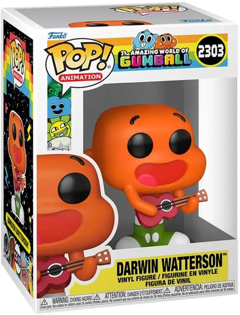 Funko POP! Darwin The Amazing World of Gumball - 9cm - Meerkleurig