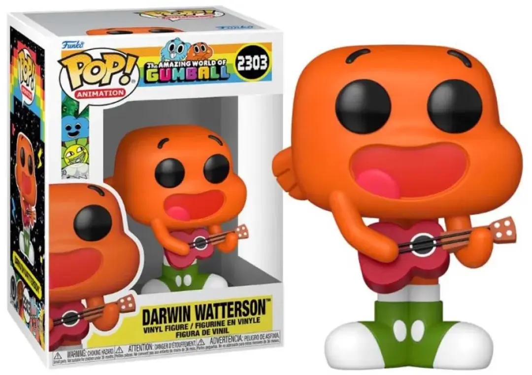 Funko POP! Darwin The Amazing World of Gumball - 9cm - Meerkleurig