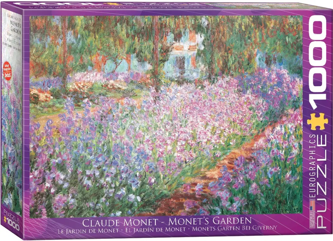 Eurographics Monet De Tuin Van De Kunstenaar Giverny Legpuzzel 1000 Stuks