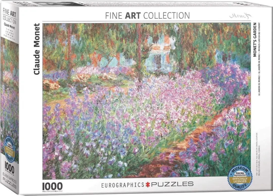Eurographics Monet De Tuin Van De Kunstenaar Giverny Legpuzzel 1000 Stuks