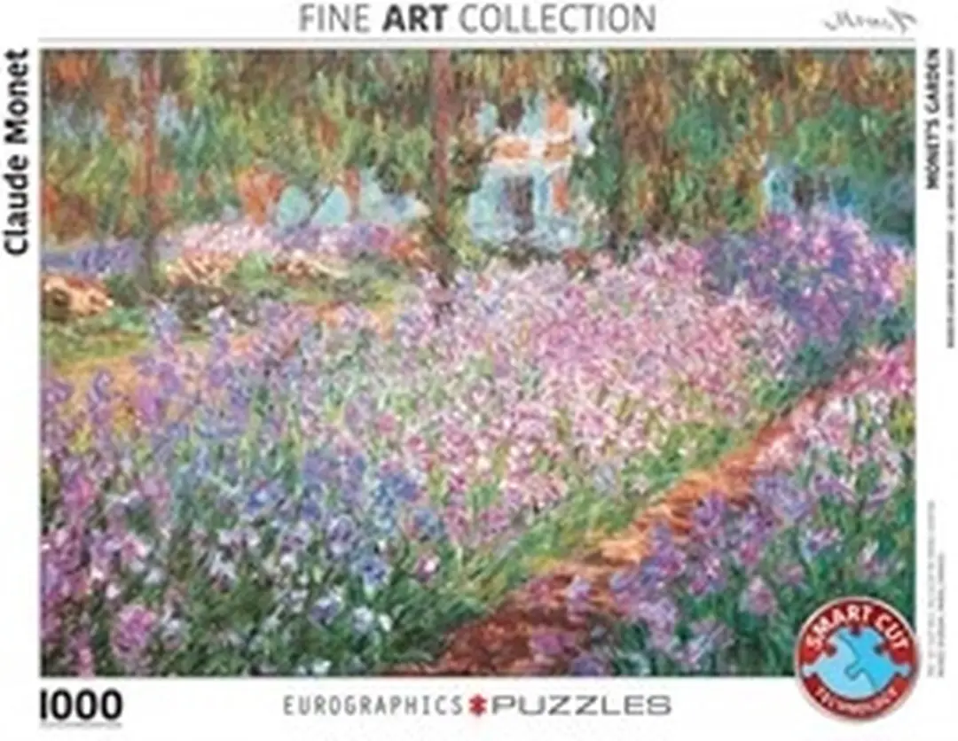 Eurographics Monet De Tuin Van De Kunstenaar Giverny Legpuzzel 1000 Stuks