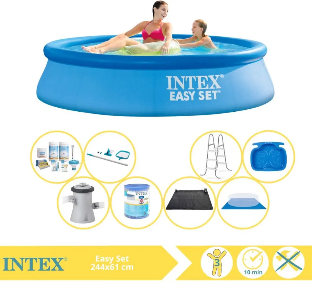 Intex Easy Set 28108GN Opblaaszwembad 244x61cm