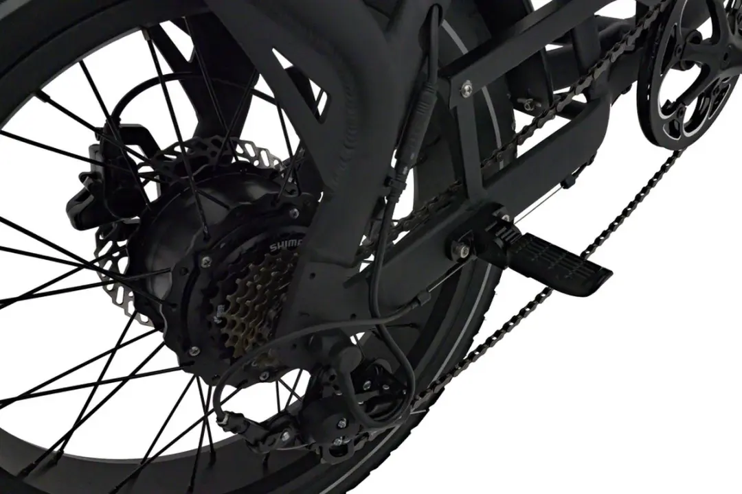 KNAAP AMS X26 Black Elektrische Fatbike 250W - 720Wh - 20" - 83cm