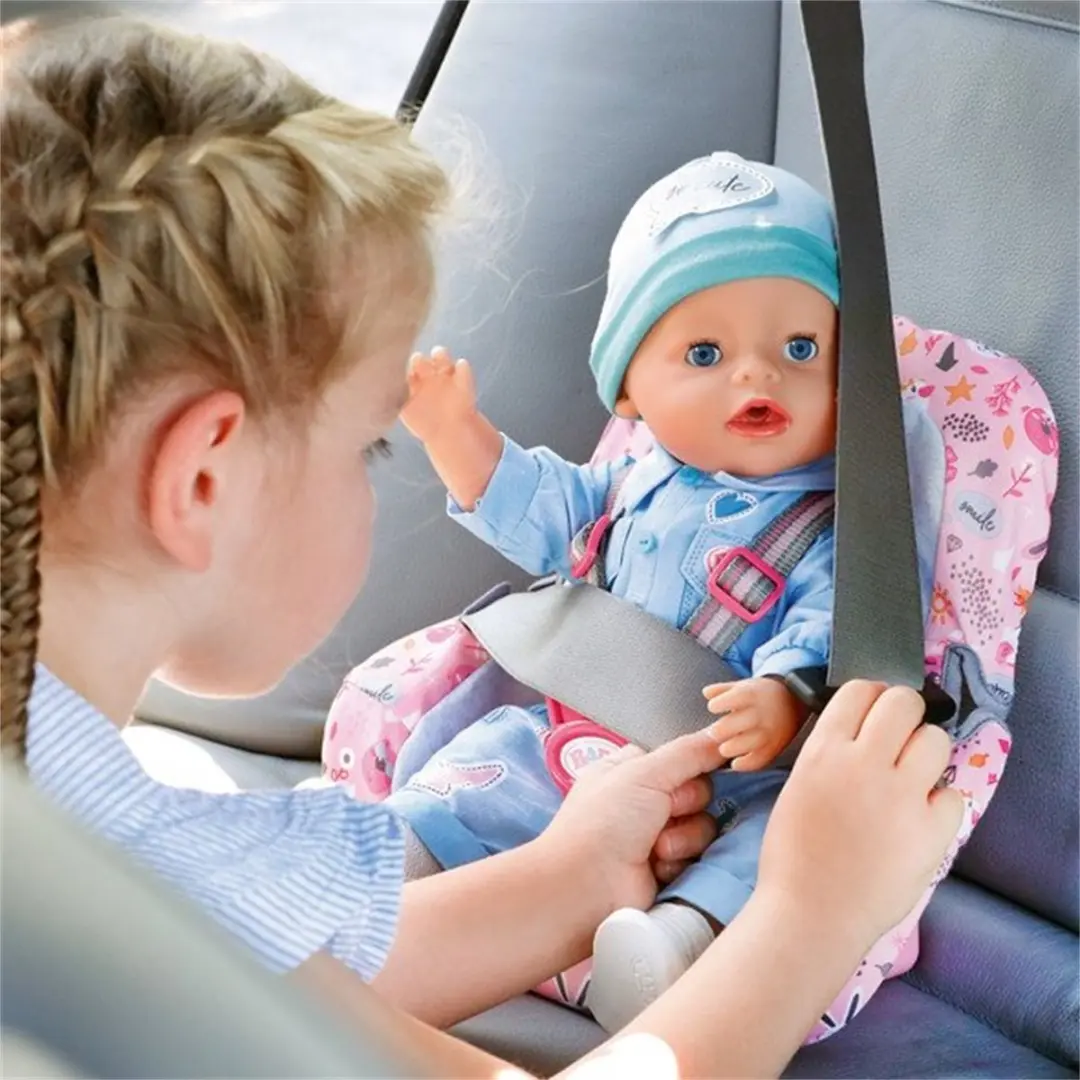 Baby Born Autostoel Poppenvervoersmiddel 832431 - Roze - afbeelding 6 van 6