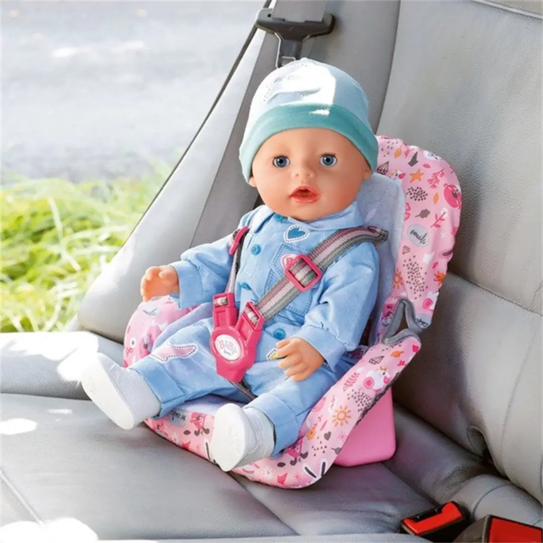 Baby Born Autostoel Poppenvervoersmiddel 832431 - Roze