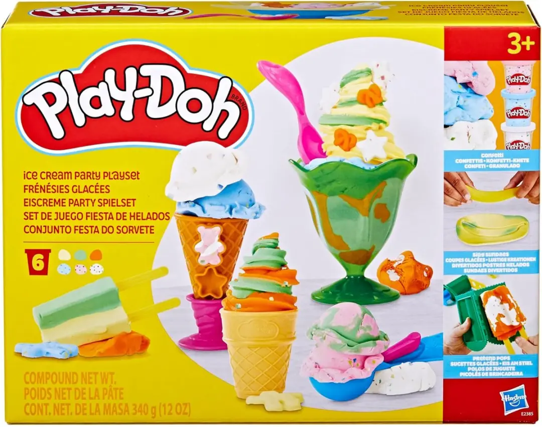 Hasbro Play-Doh IJsjes Feest Speelset - Meerkleurig