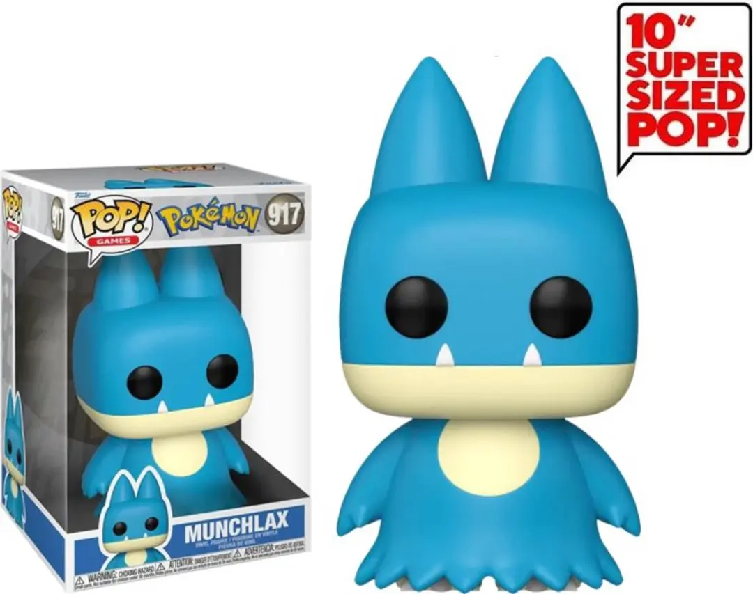 Funko Pop Jumbo Pokémon Munchlax - Multi