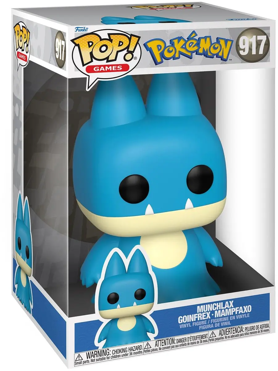 Funko Pop Jumbo Pokémon Munchlax - Multi