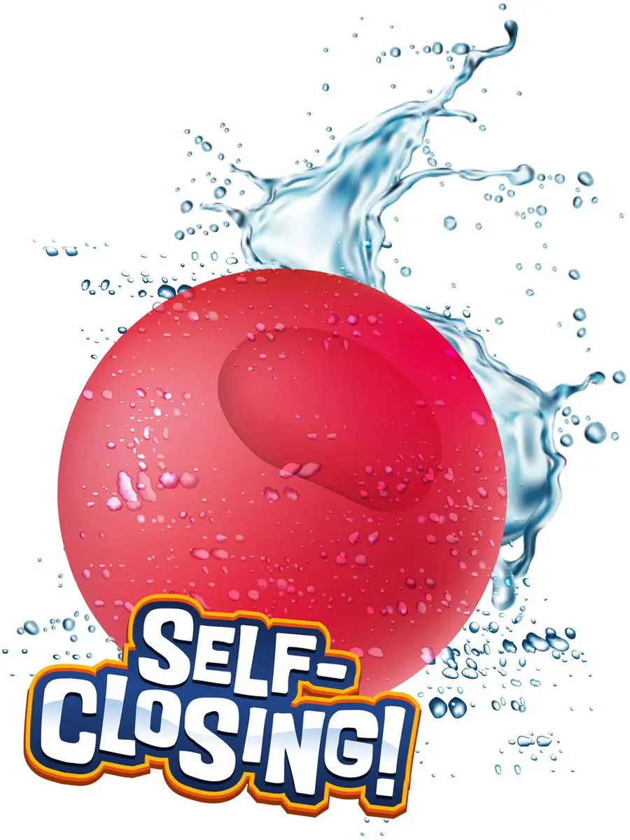 Toi-Toys Splash Waterballon Herbruikbaar - 9 Stuks - Multicolor