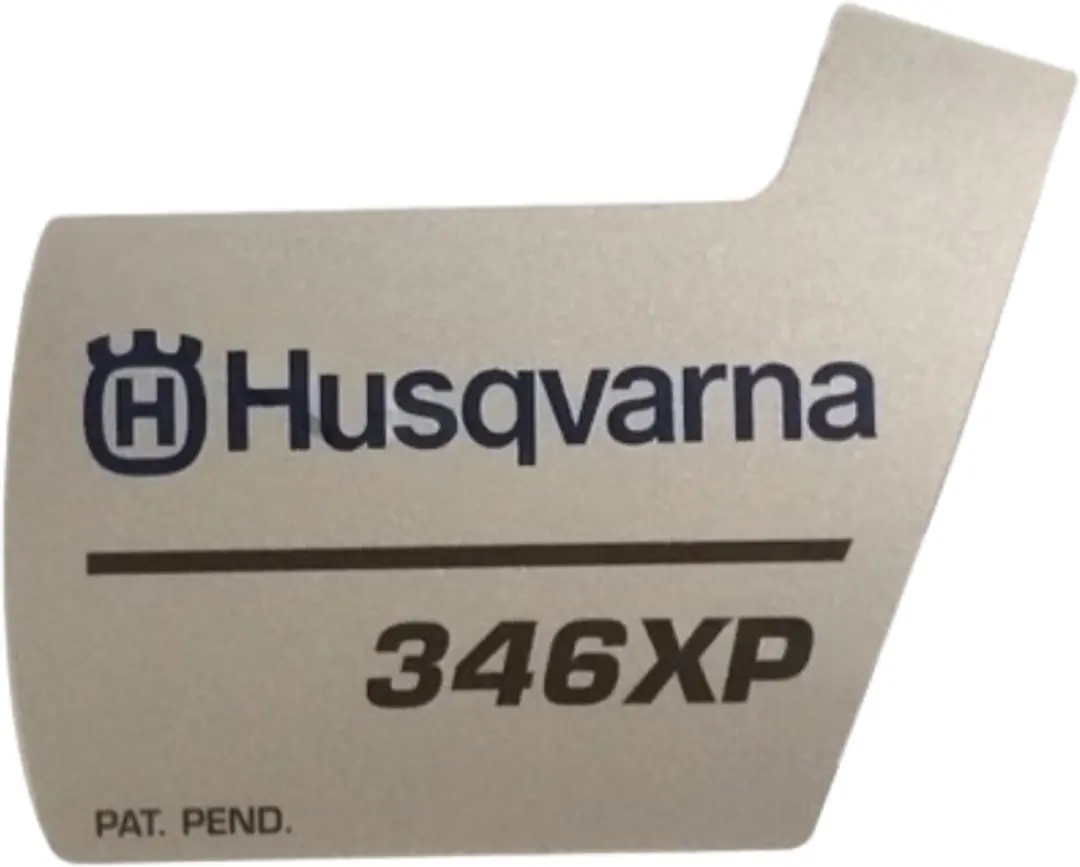 Husqvarna 346XP Starterkap Sticker