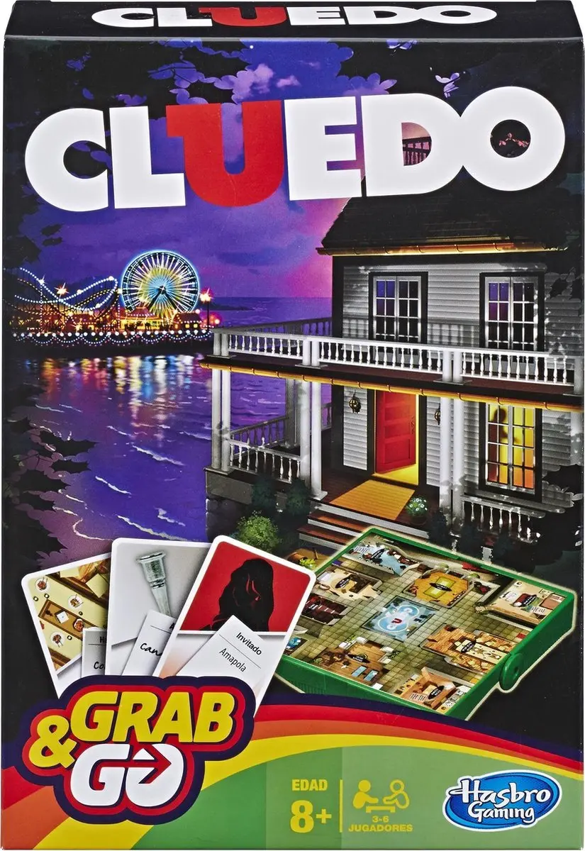 Hasbro Cluedo Travel Edition Bordspel