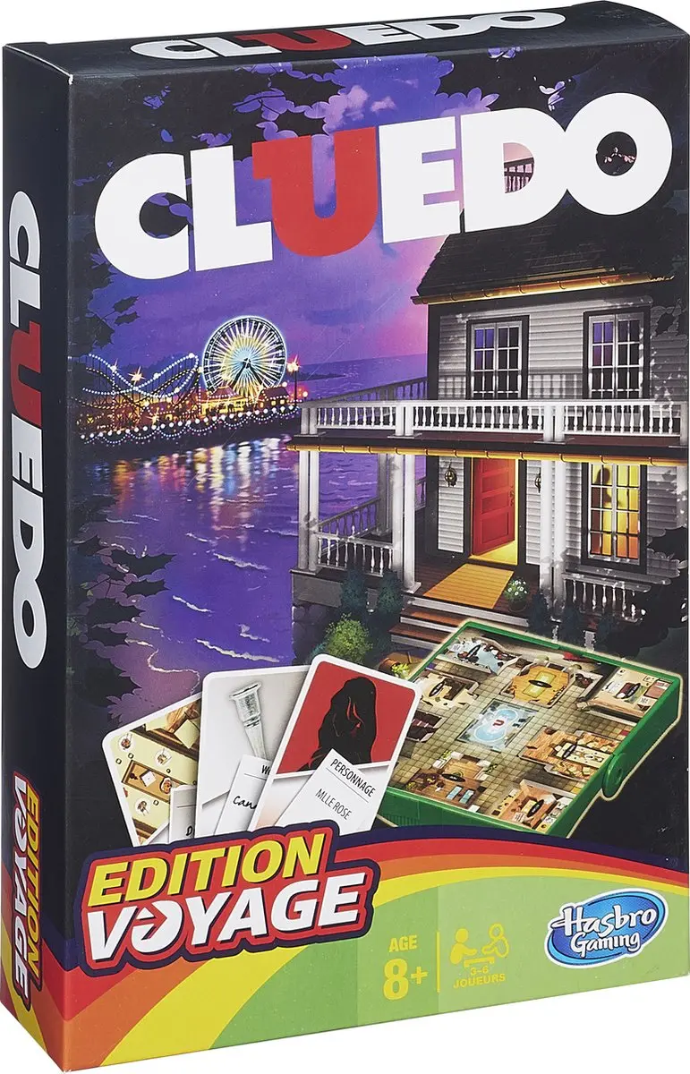 Hasbro Cluedo Travel Edition Bordspel - 3-6 Spelers