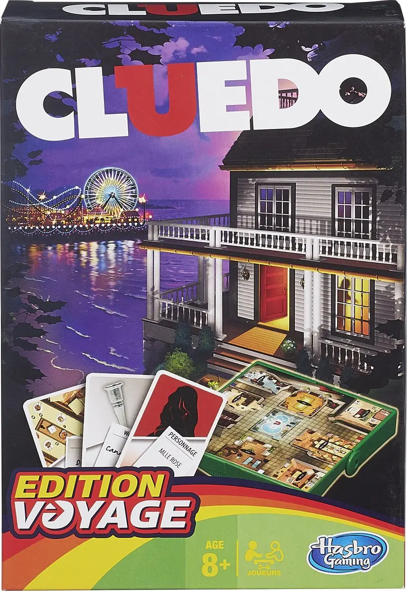 Hasbro Cluedo Travel Edition Bordspel - 3-6 Spelers