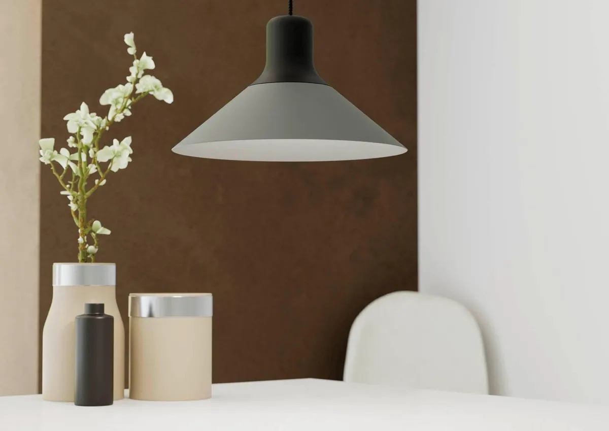 Eglo Abreosa Hanglamp E27 - Ø28cm - Zwart/Grijs