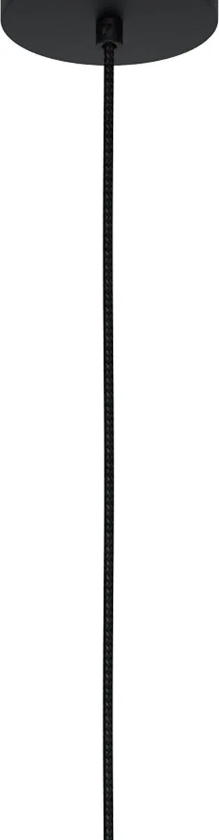 Eglo Abreosa Hanglamp E27 - Ø28cm - Zwart/Grijs