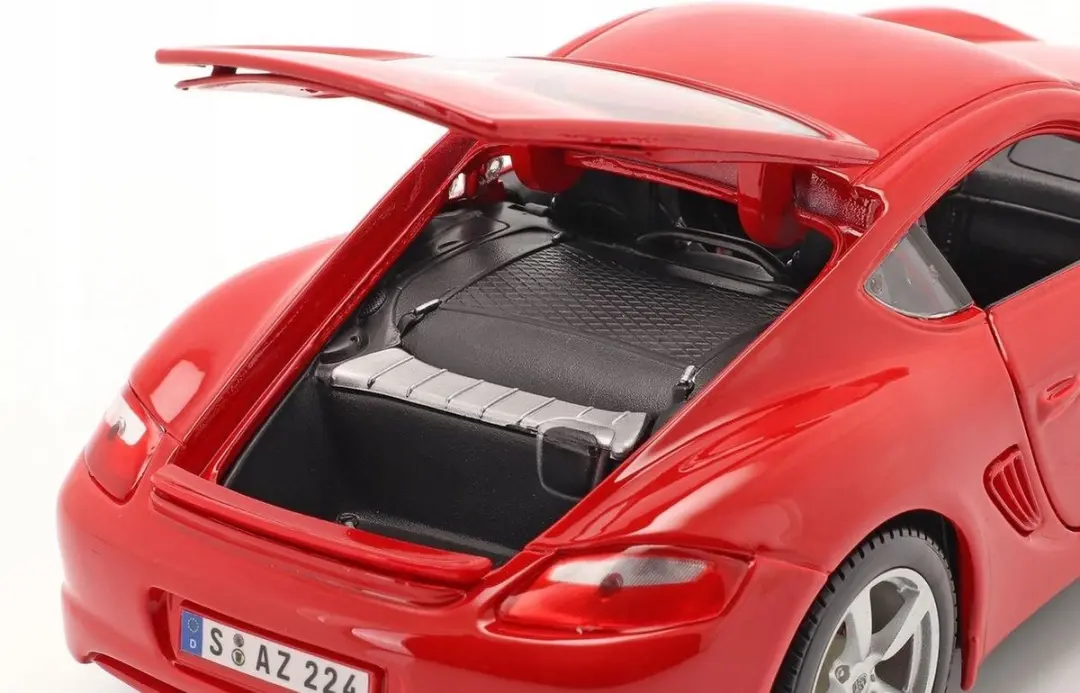 Porsche Cayman S 1:18 Maisto - Rood - afbeelding 6 van 6