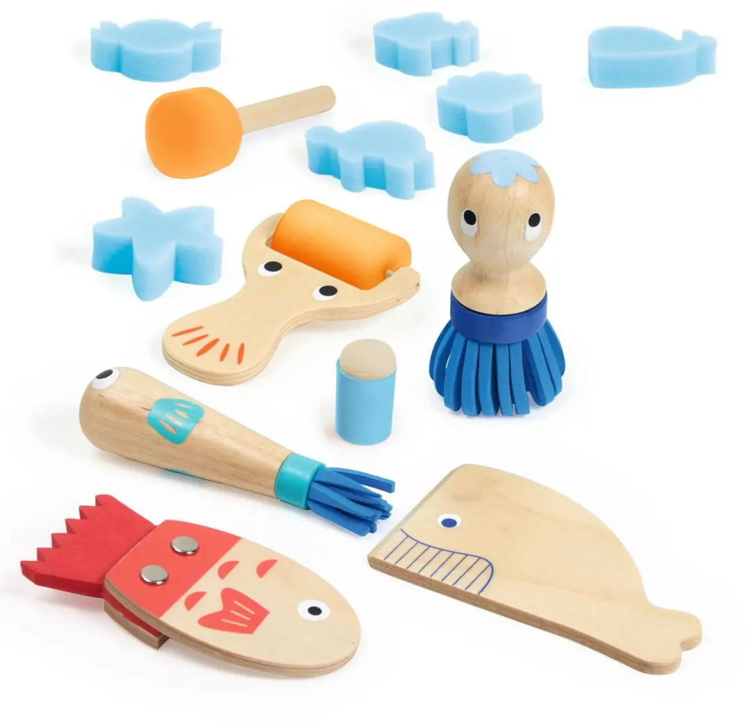 Djeco Creatief Schildergereedschap Multicolor