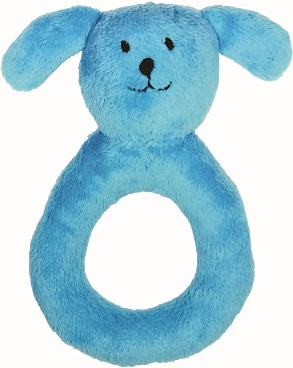 Igra Toys Rammelaar Hond Aquablauw