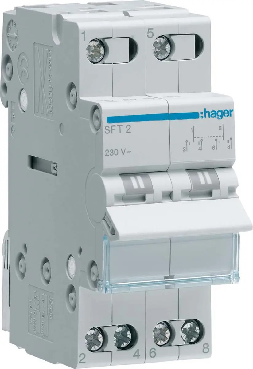 Hager Polo SFT232 Universele Stopcontactdoos