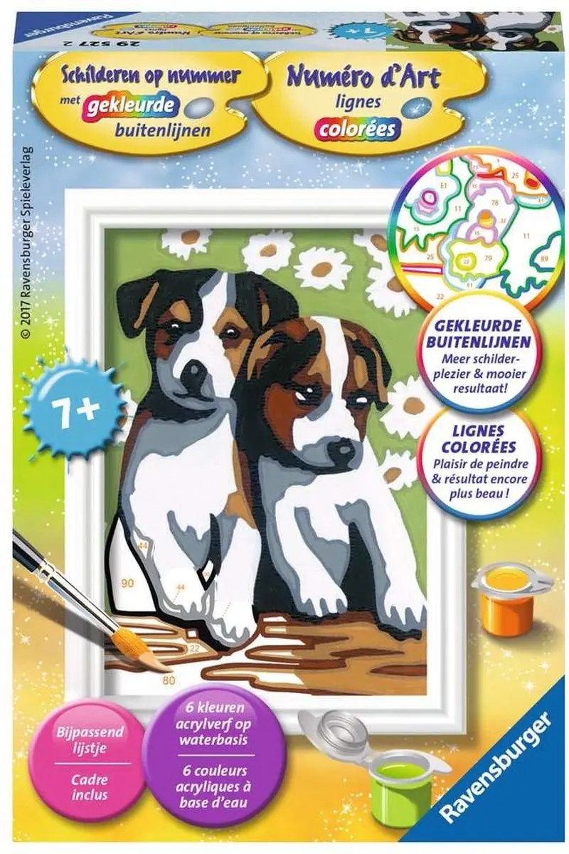 Ravensburger Schilderen op nummer Schattige Puppies