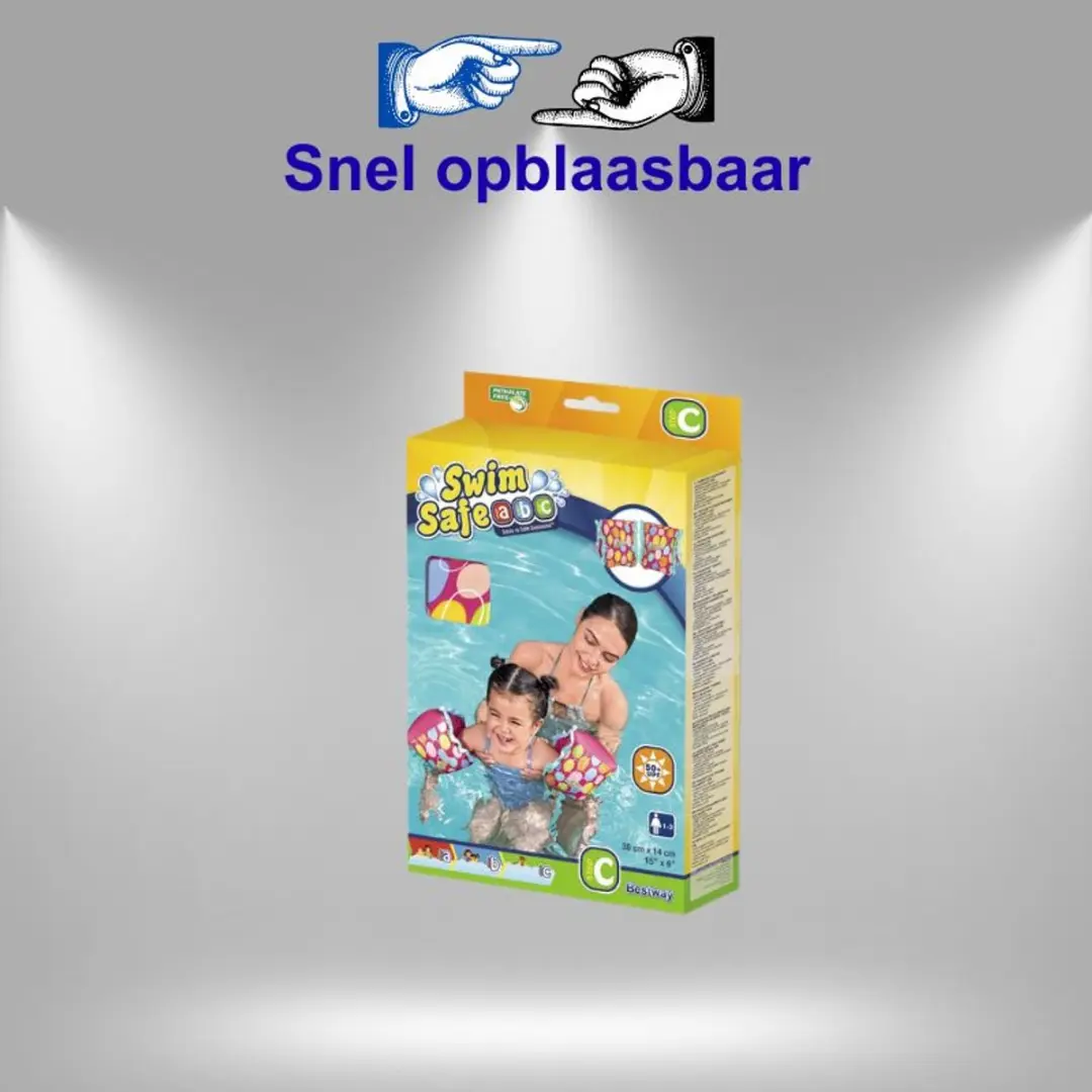 Bestway Roze Zwemvleugels 32182 - 38x14cm - 11-19kg