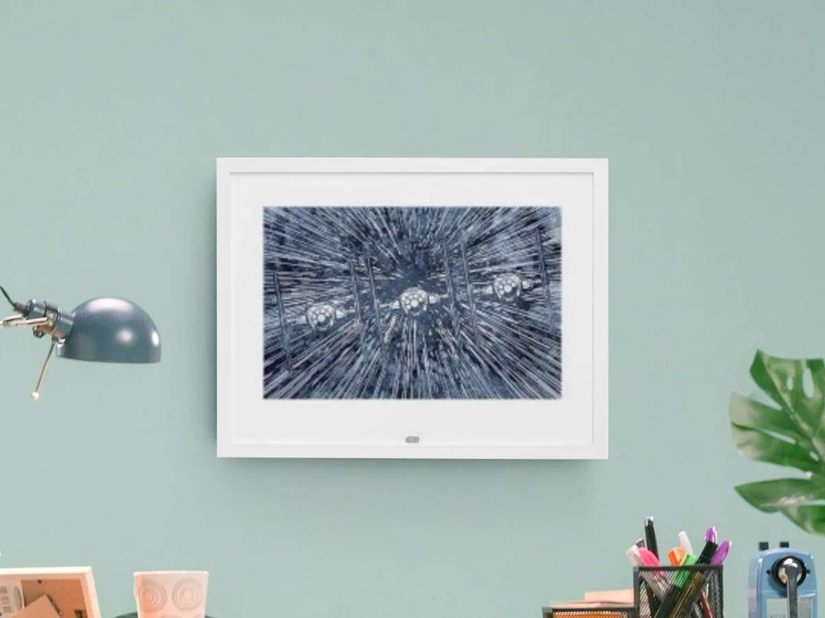 Star Wars Episode VII TIE Fighter Poster 60x80cm - Blauw