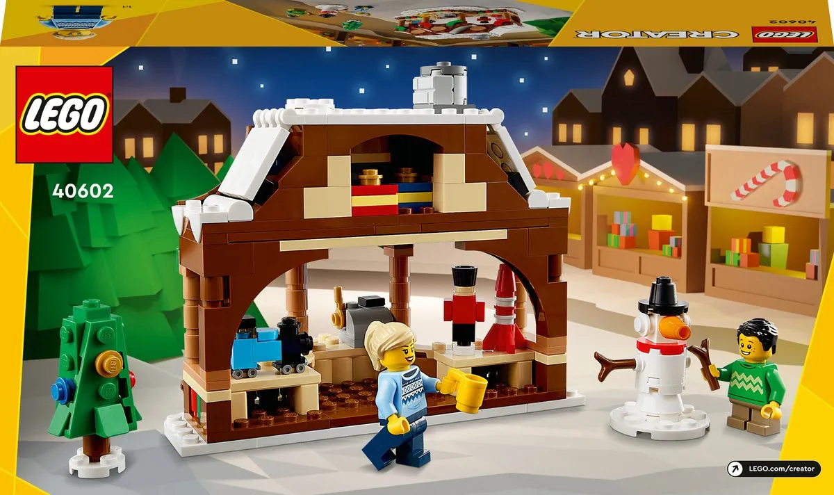 LEGO Creator Winterse Marktkraam 40602 - 271 Stukken