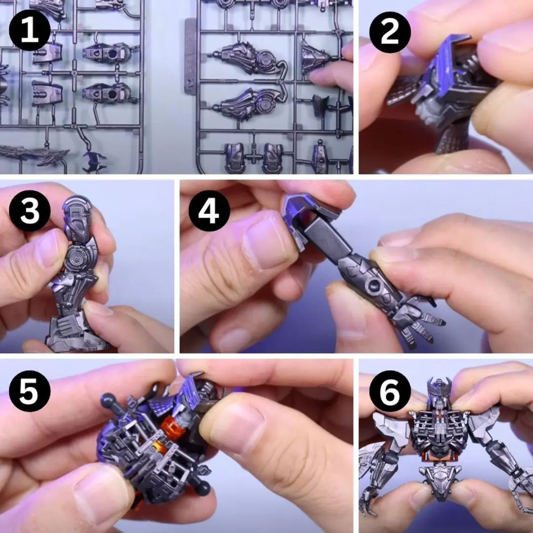 Transformers Blokees Scourge Action Figure 13cm - Inclusief Displaybox