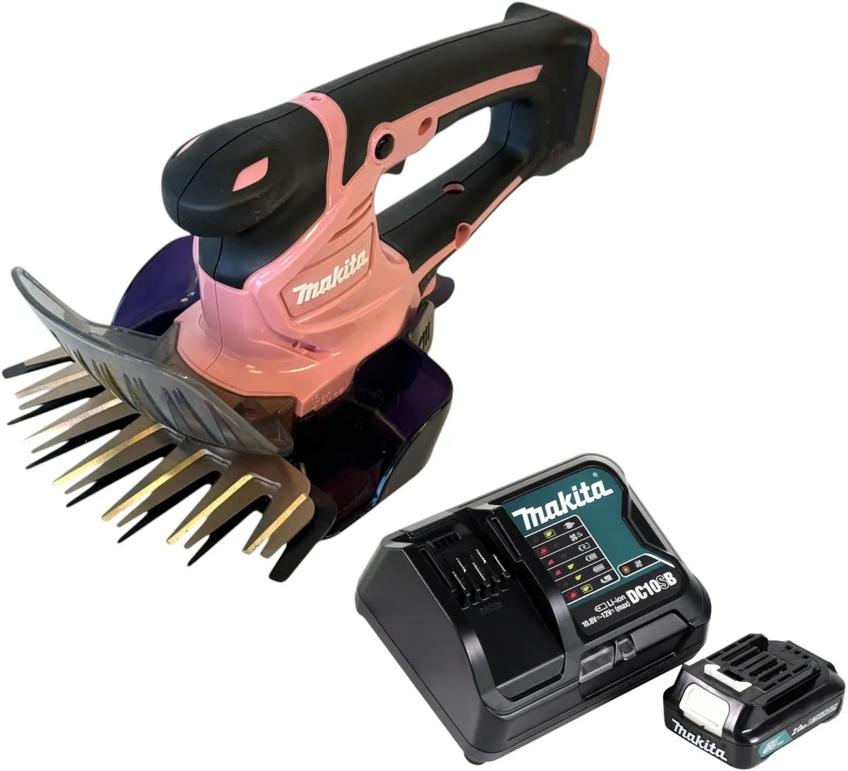 Makita UM600DSAP CXT 12V Max Grasschaar - Roze - 2000mAh