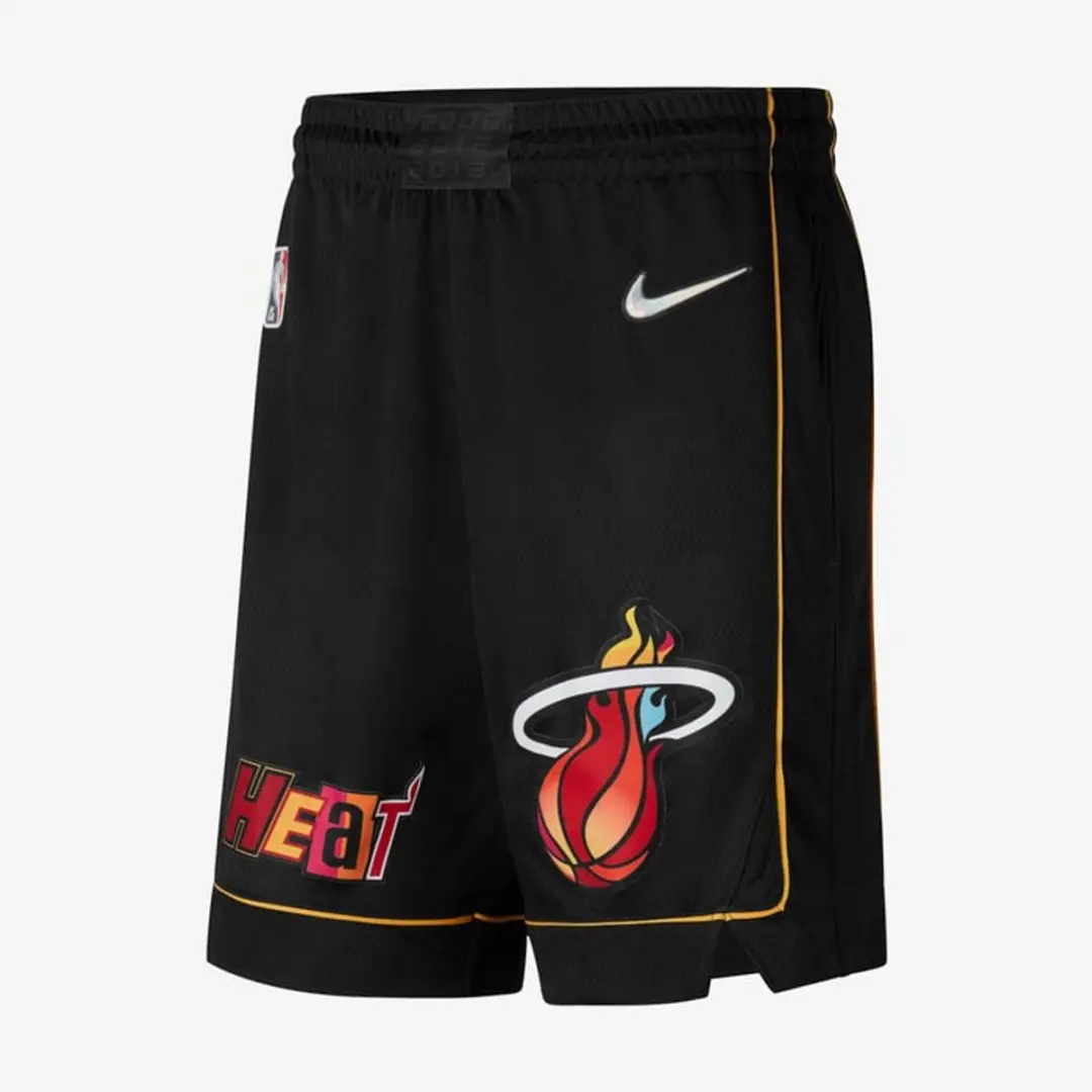 Nike Miami Heat City Edition Dri-FIT NBA Swingman Shorts S