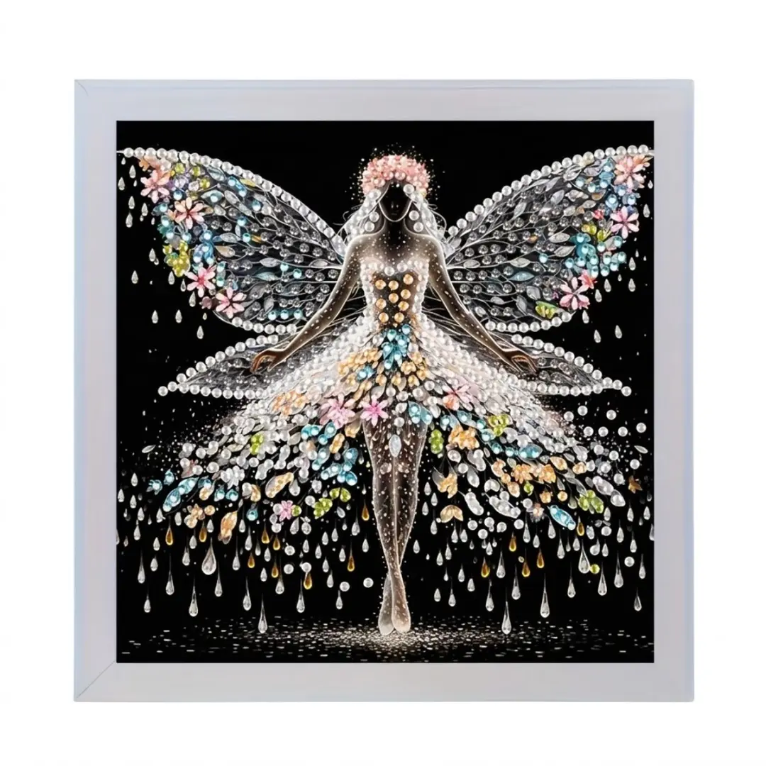 NUVEX Ballerina Vlinder Diamond Painting 20x20cm