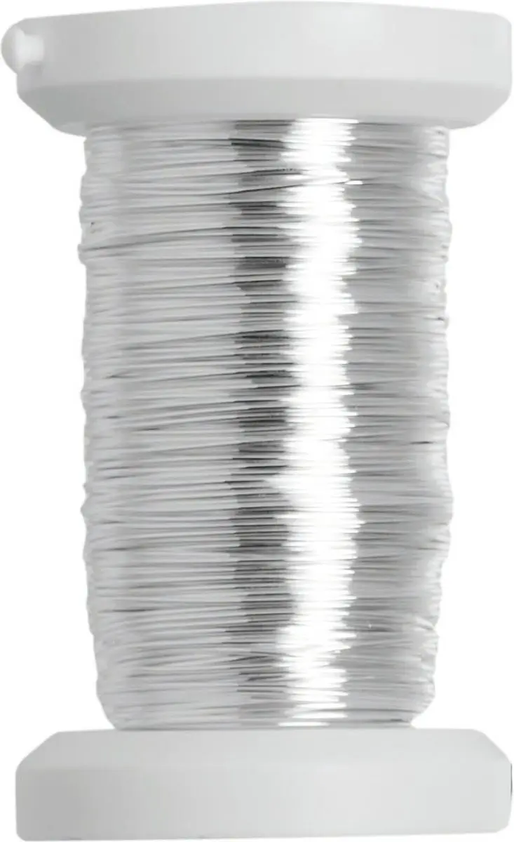 Glorex Hobby Binddraad Zilver 0,4mm