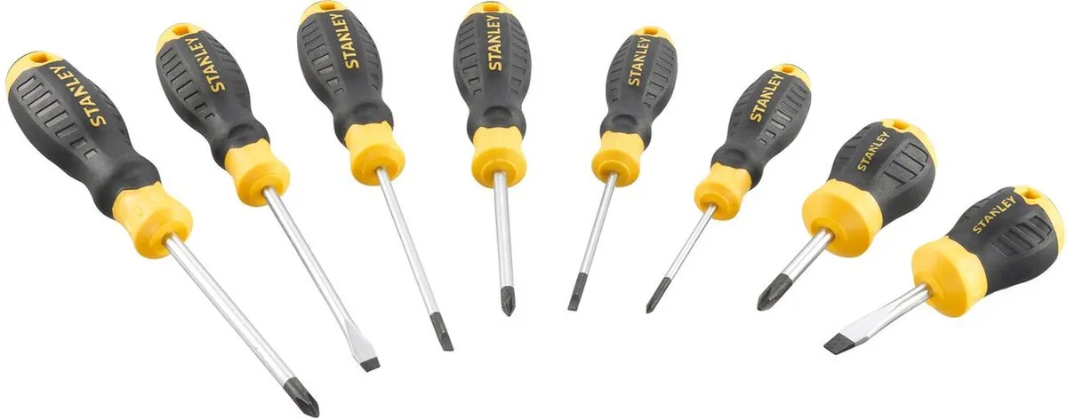 Stanley STHT16167-0 Cushion Grip Schroevendraaierset - 8-delig