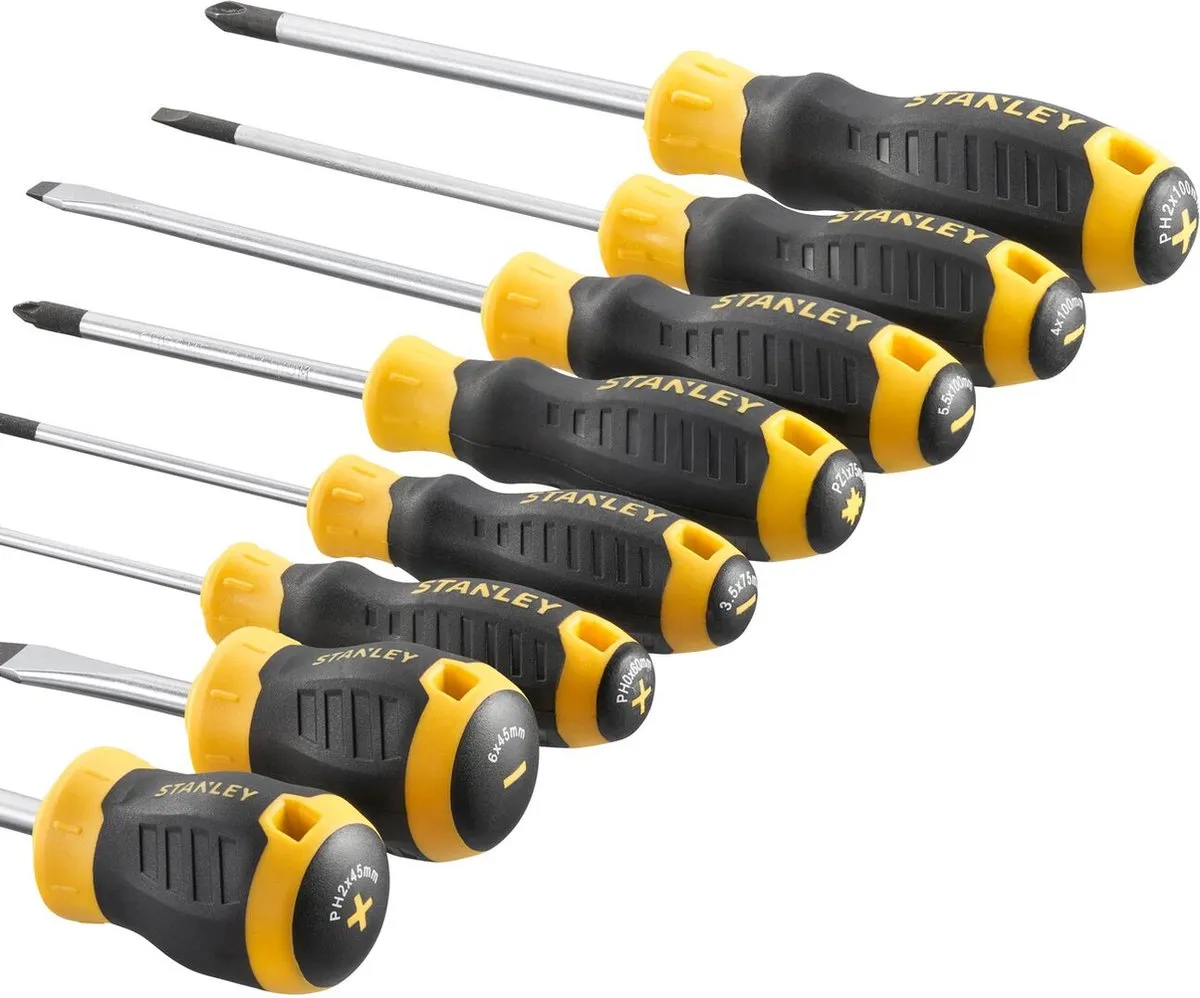Stanley STHT16167-0 Cushion Grip Schroevendraaierset - 8-delig