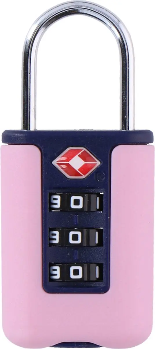 Dunlop TSA Slotje - Roze - Kunststof/Metaal