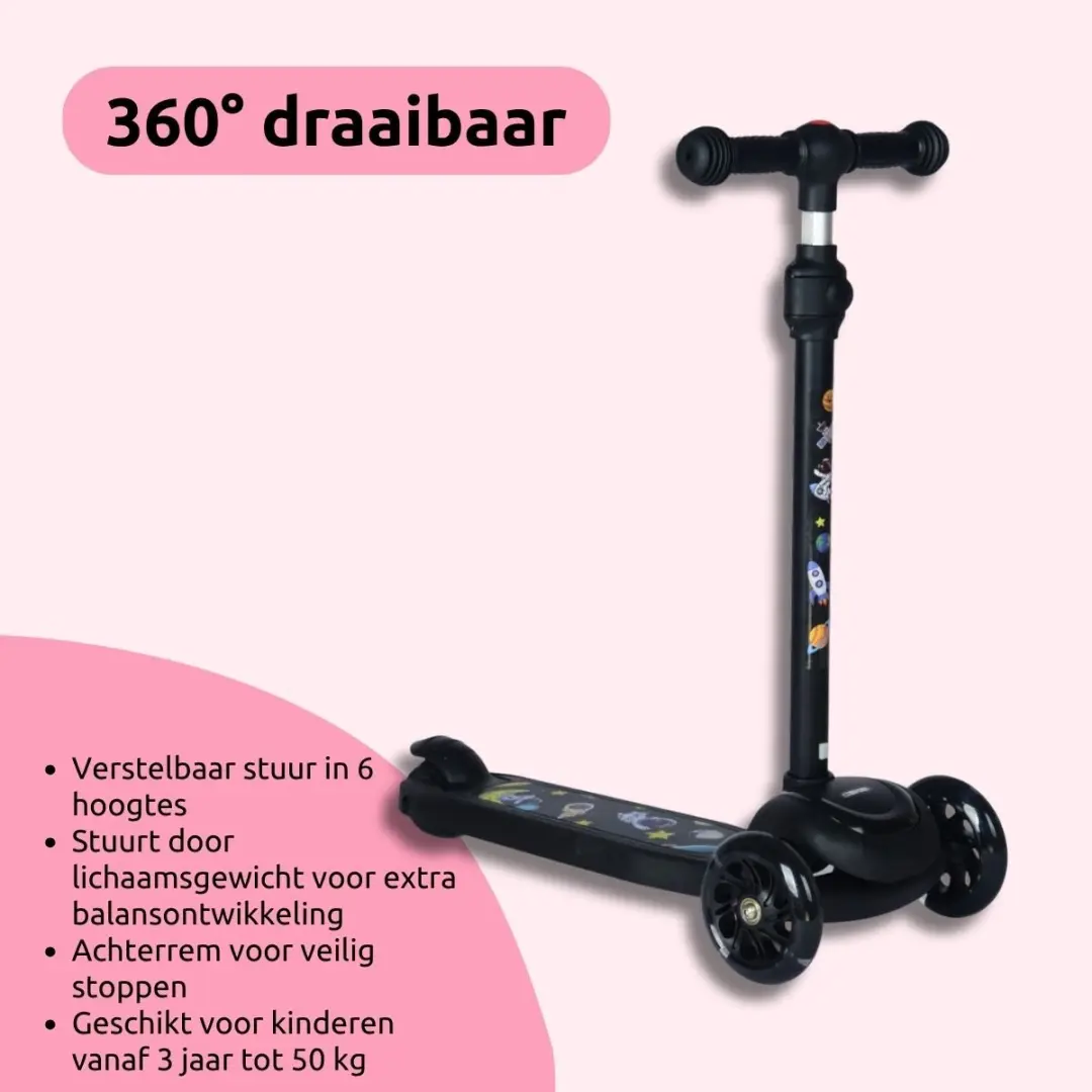 Eco Toys Abby Kinderstep - Zwart